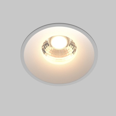 Built-in lamp Technical DL058-12W3K-W ROUND, 80x80x60 mm, LED, 12W, 920LM, 3000K, white color-3