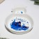 Ceramic Mengitsa “Happy New Year!”, 14 x 20 x 3 cm, white color