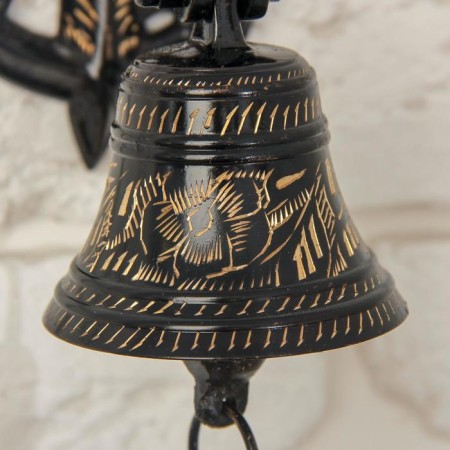 Rynda "Bell with anchor" brass16x11x8 cm-3