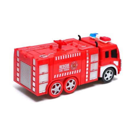 Firefighter robot, transforms, light and sound effects-6