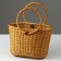 Wicker basket, 26 x 16 x 18/30.5 cm, rattan