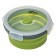 Folding container with a lid, 550 ml, olive color
