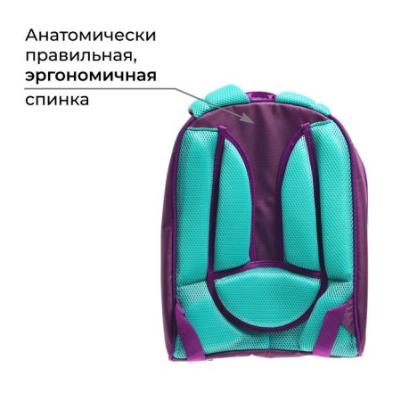 School backpack, 37 x 28 x 19 cm, calligrata to "butterflies"-2