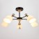 Chandelier 86505/5 E27 40W Black-gold 70x70x53 cm Bayerlux