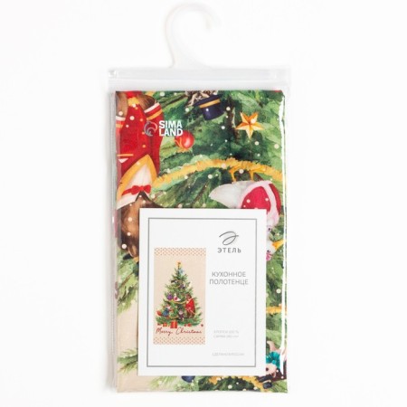 Ethel towel Noble Christmas 40x73cm, 100% HL, sarzha 190 g/m2-4