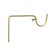 Crohstein for cornice D20 is single 8 cm, color gold