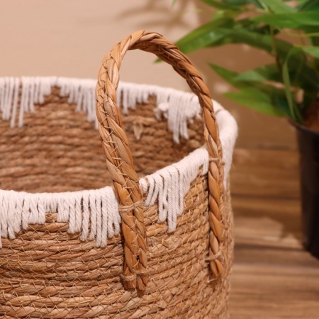 Set of wicker baskets, 3 pcs, 35x35x30 cm-2