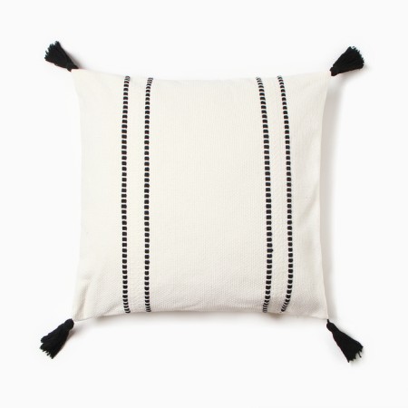 Pillowcase decorative Ethel Scandil 45x45 cm, black color, cotton