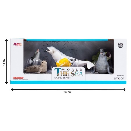 Набор фигурок «Мир морских животных», 6 фигурок-1