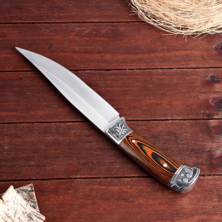 Hunting knife "Leiv" 30cm, blade 176mm/3.4mm, tree-2