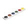 Watercolor 6 colors, Erich Krause, in soft plastic, without brush, economical packaging, package with euro suspension