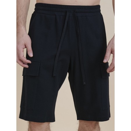 Male shorts, size m, black color