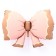 Foil ball 37 "bow", matte, pink color