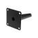 Furniture support Cappio OP07, h = 100mm, thick thickness 1.8, matte black color