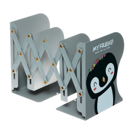 Book stand is sliding "animals", 3 departments, metal, mix-2