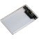 External case for HDD/SSD AGESTAR 3UB2P4C SATA III USB3.0, plastic, transparent, 2.5 "