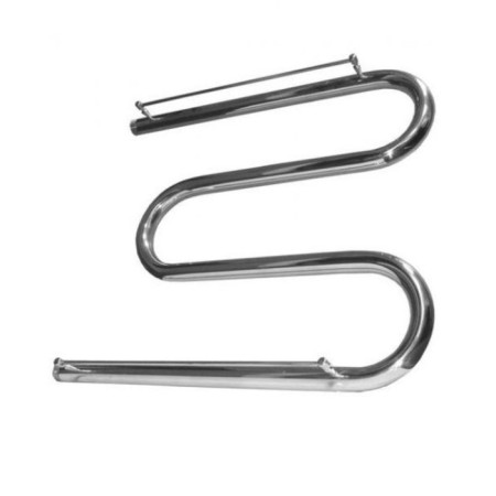 Dvin heated towel rail, water, m-shaped, 60/60, 1 ″, with a shelf