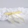 Garter for the bride "Wedding", white