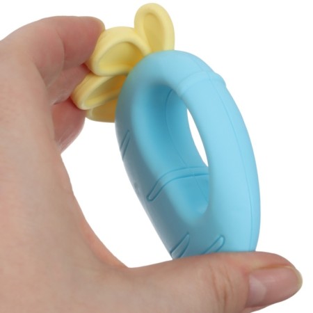 A set of silicone teeters to the “baby”, with a rattle, 3 pcs, I crush me-13