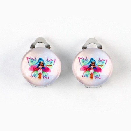 Earrings Clips "Cute Fleet", 1 x 1.4 x 1.8 cm