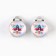 Earrings Clips "Cute Fleet", 1 x 1.4 x 1.8 cm
