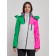 Ski jacket female winter, size 42, pink color