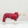 Combiason for dogs, demi-season, size L (DS 28-30, OG 43-45, Osh 31-33 cm), red