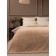 Texrepublic blanket, size 200x220 cm, ocher color