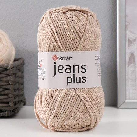 Yarn "Jeans Plus" 55% cotton, 45% acrylic 160m/100g (87 St.-4