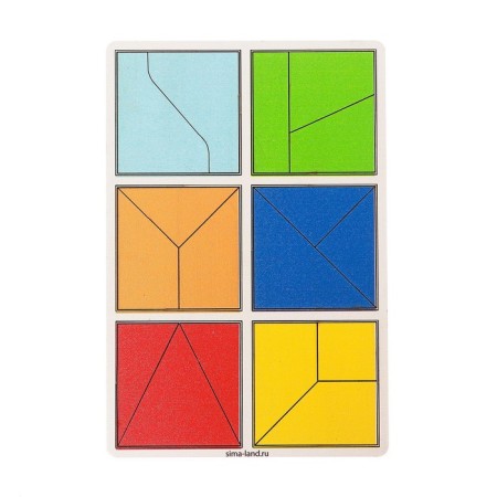 Squares Nikitin 1 Level, 6 squares-1