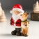 Polystone souvenir "Santa Claus with Assistant Oil" mix 6.6x4x8 cm