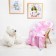 Knitted blanket "Baby I" Happy Cats, 90x90 cm