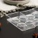 Konfinetta chocolate form "Medal", 20 × 12 × 2.5 cm, 10 cells (3.3 × 0.4 cm)
