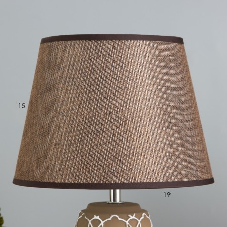 Camila table lamp E14 40W Coffee-white 22x22x35 cm Risalux-2