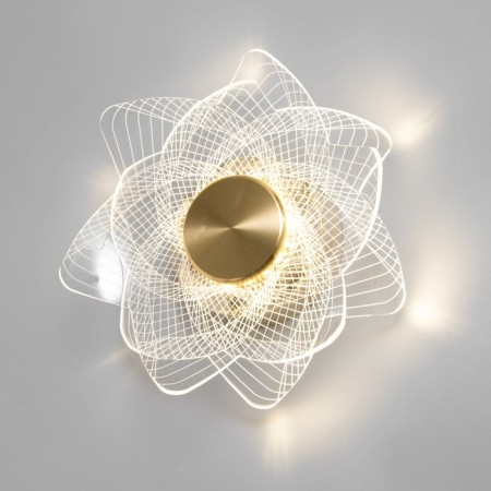 Bra "Amadeus" Led 3000k gold 20x20x10cm