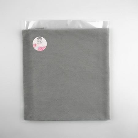 Patch plush, 50 × 50 cm, 220 g/m, color No. 106 Gray-6
