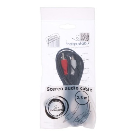 Cabelexpert CCA-458, Jack 3.5 mm (M) -2xrca (M), 2.5 m, black Audio Cabinet.-3