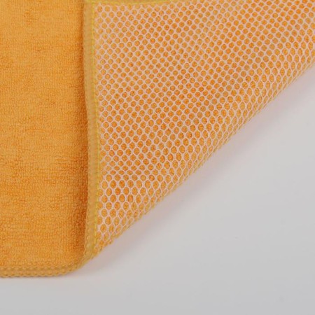 Airline napkin made of microfiber and coral tissue, orange, 35x40 cm-5