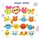 Developing set of toys-awards "Happy Baby", 4 pcs, types of mix, crumb I