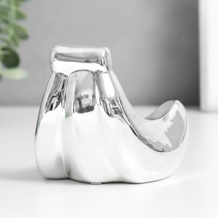 Souvenir Ceramics "Broof Bananas" silver 8x7.5x7.5 cm-2