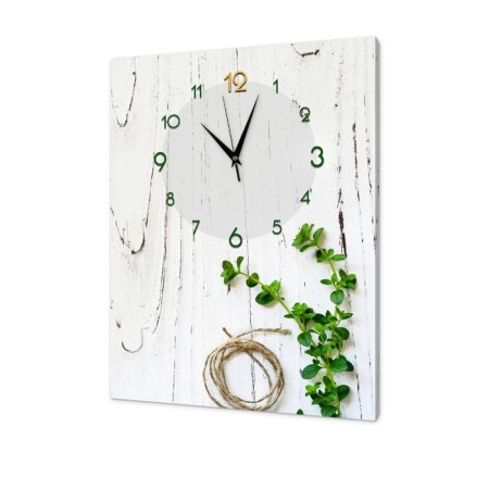 Carty clock is wall-mounted, interior "branch", silent, 30 x 40 cm