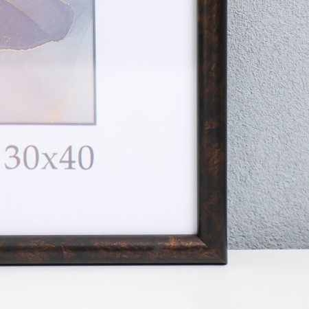 Фоторамка пластик "Радуга" 30х40 см, кофе-1