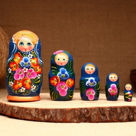 Matryoshka 5-doll "Maria", 14-15 cm