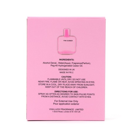 Women's toilet water Pink Summer, 100 ml-5