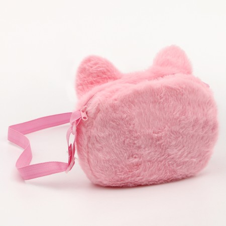 Children's bag "cat", pink color-1