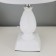 Table lamp "Chantal" 1he14 40W white 20x20x30 cm Risalux