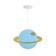 Suspended lamp "Planet" LED 24W Blue 30x5x60cm