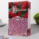 Postcard "Happy Anniversary!" embossing, flowers, a4