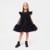 Children's elegant dress with a lush skirt KAFTAN, height 86-92, black