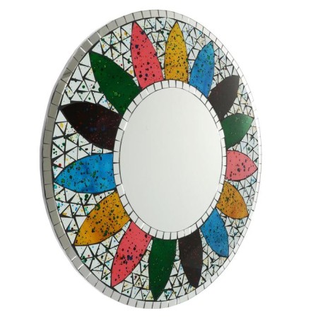 Mirror panel "multi -colored sun" 60x1x60 cm-3